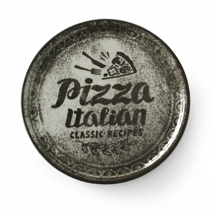 Picas šķīvis Recipe Collection, melns ⌀330mm